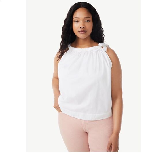 Women's Tie Tank Top - Picture 1 of 4